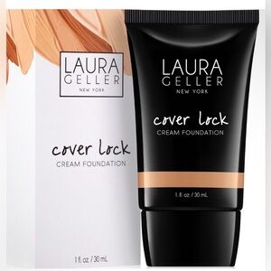 Laura Geller Cover Lock &. Filter First Foundations - Full Size  - Deep - NIB